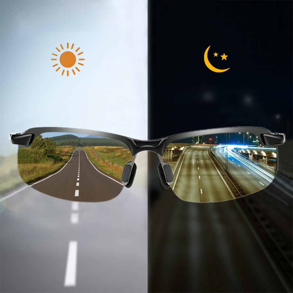 Car Accessories For Night Driving - Photochromic Sunglasses Men Polarized Driving Chameleon