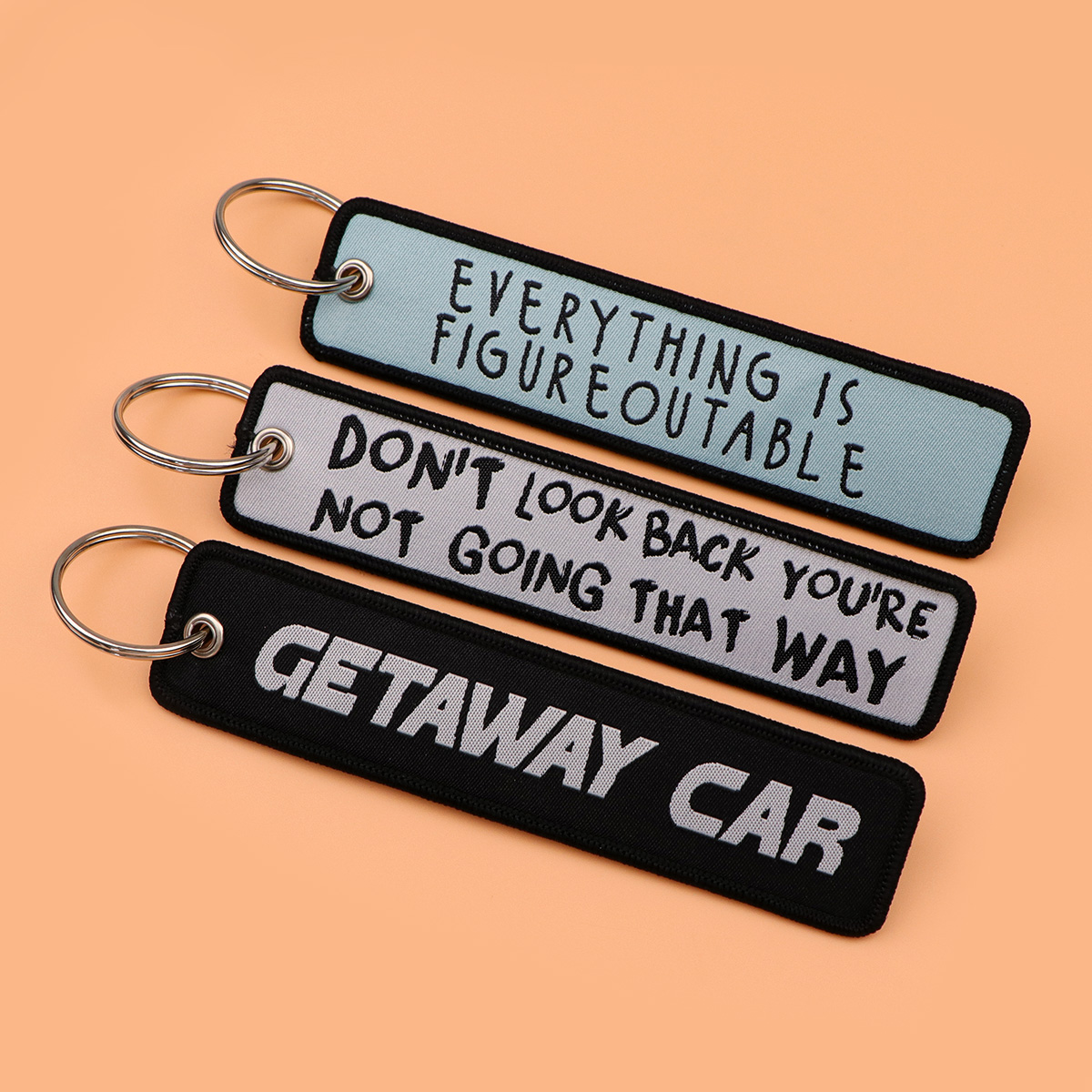 1pcs Skeleton Quotation Embroi - Car Accessories Quotation ulasan dan harga