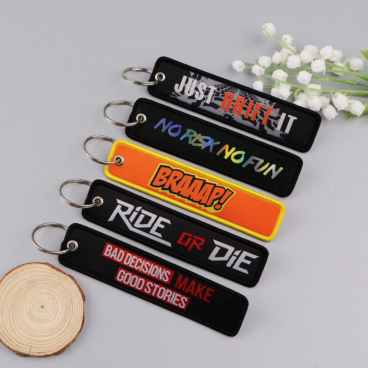 1pcs Skeleton Quotation Embroi - Car Accessories Quotation ulasan dan harga