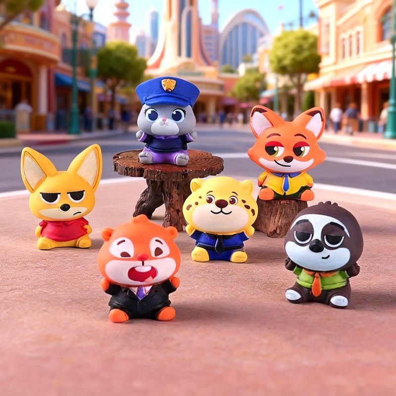 Zootopia resin small figurine  - Car Accessories For Decoration ulasan dan harga