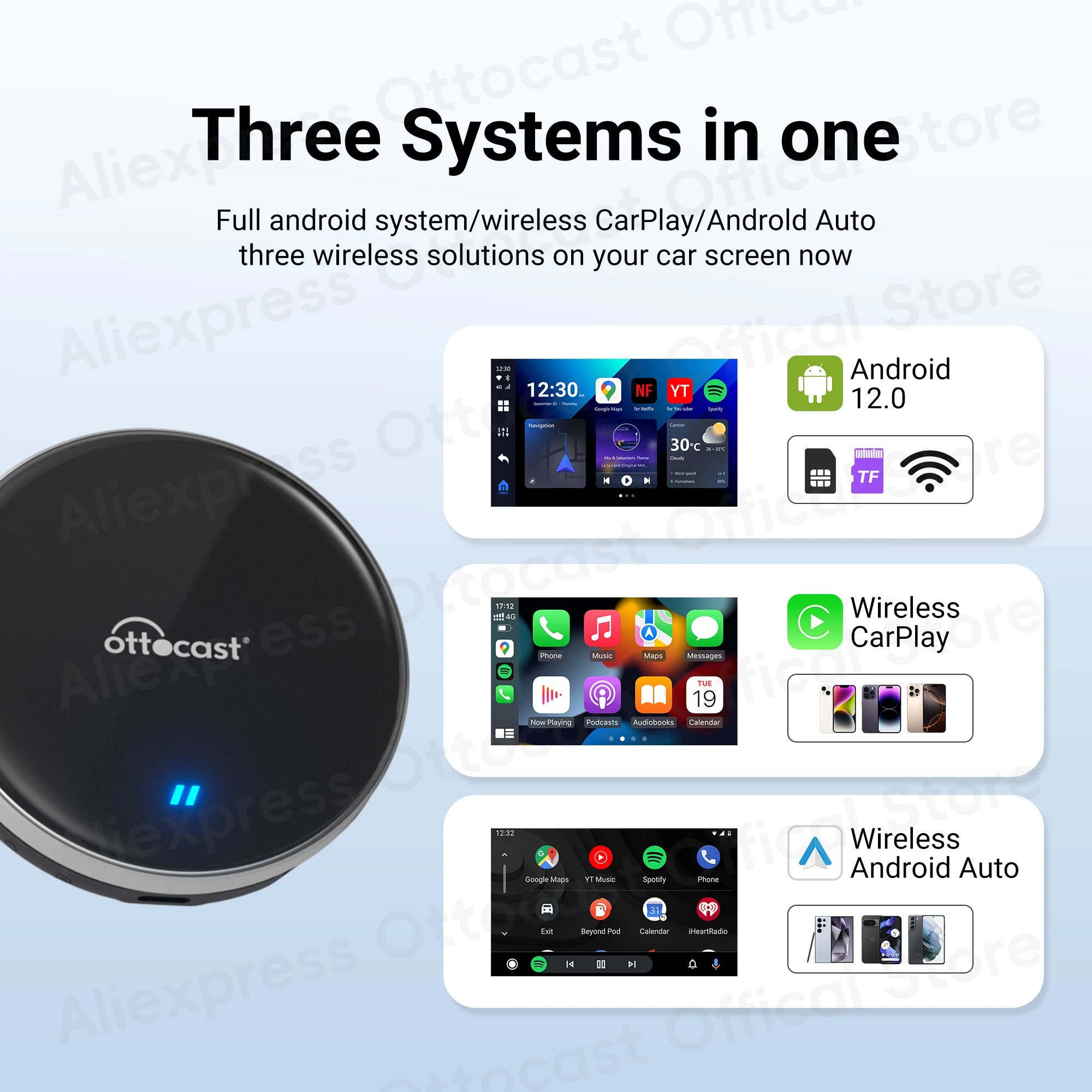 OTTOCAST New P3 Lite OttoAiBox - Car Accessories Youtube ulasan dan harga
