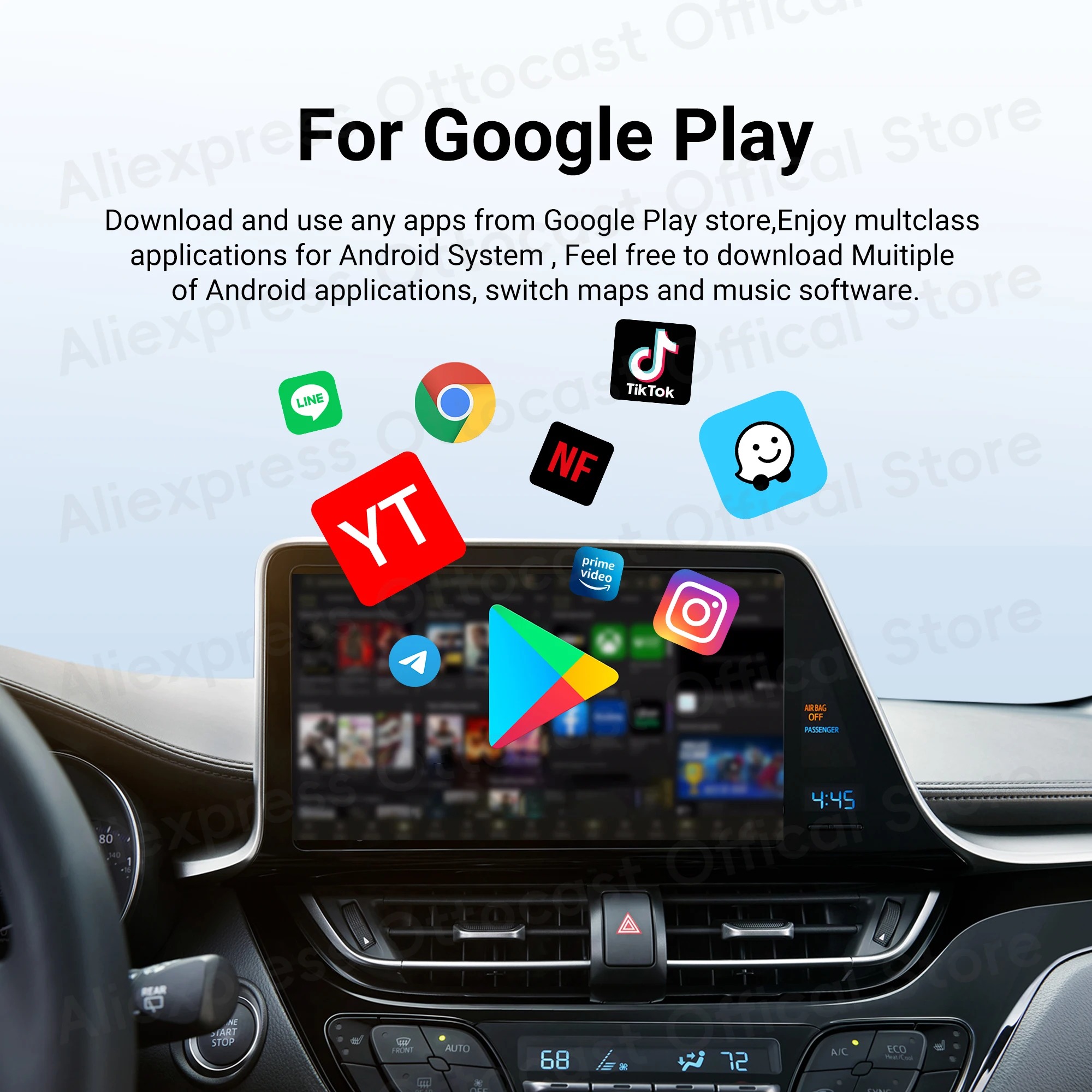 OTTOCAST New P3 Lite OttoAiBox - Car Accessories Youtube ulasan dan harga
