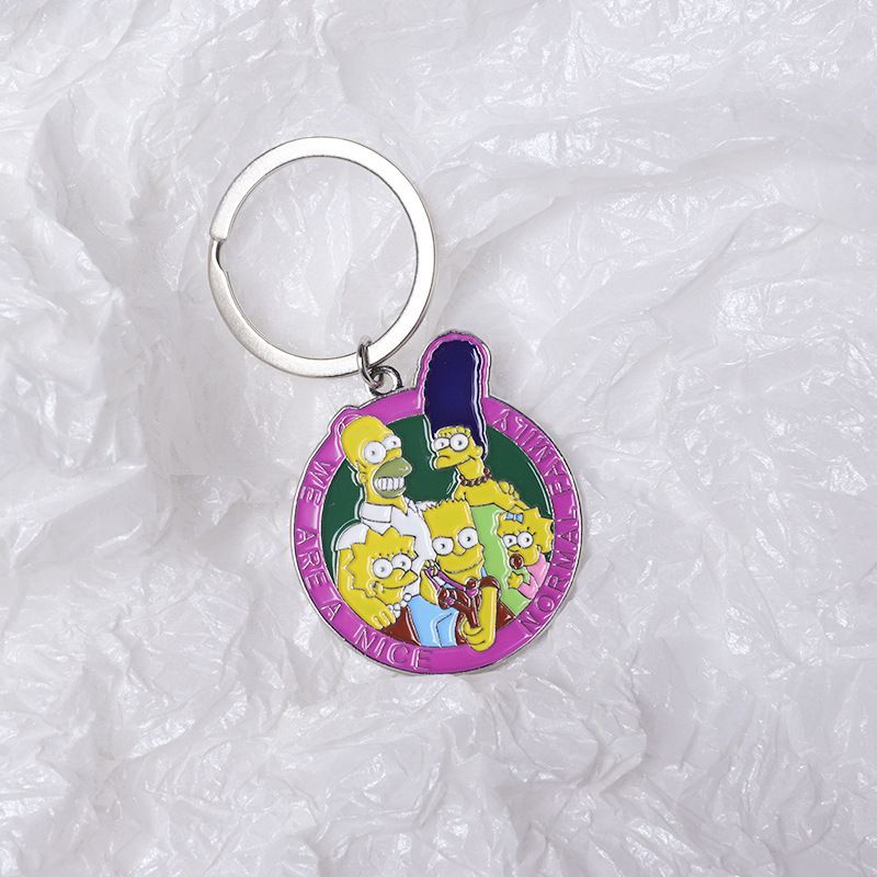 The Simpsons Anime Keychain Cu - Car Accessories For Decoration ulasan dan harga