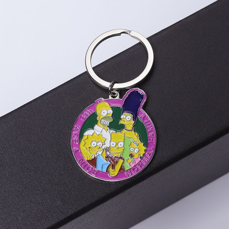 The Simpsons Anime Keychain Cu - Car Accessories For Decoration ulasan dan harga