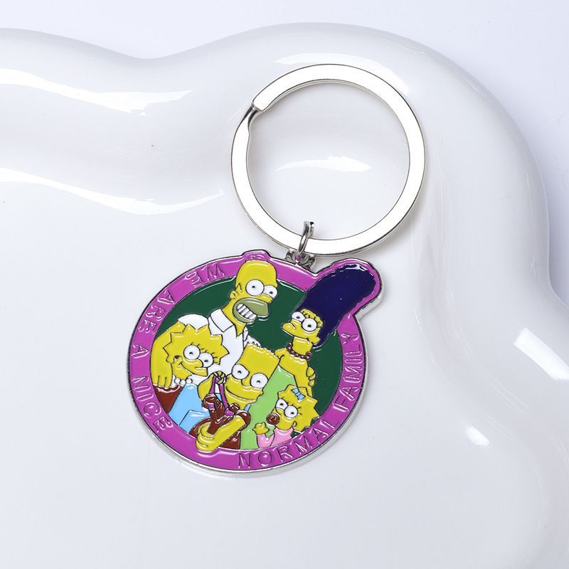 The Simpsons Anime Keychain Cu - Car Accessories For Decoration ulasan dan harga