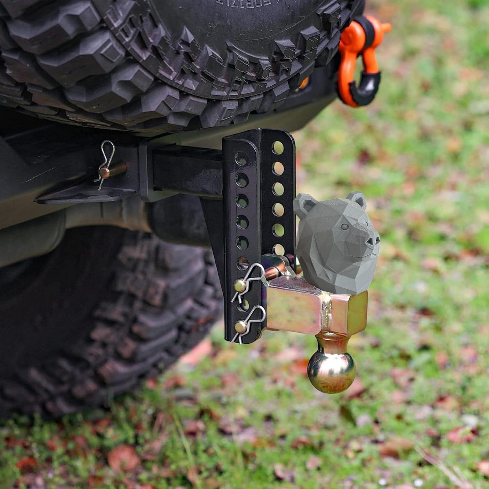 Trailer Hitch Cover Bear Head  - Car Accessories Youtube ulasan dan harga