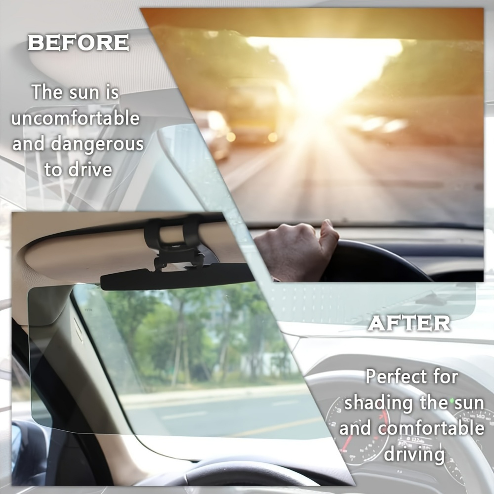 Universal Car Anti Glare Visor - Car Accessories For Night Driving ulasan dan harga