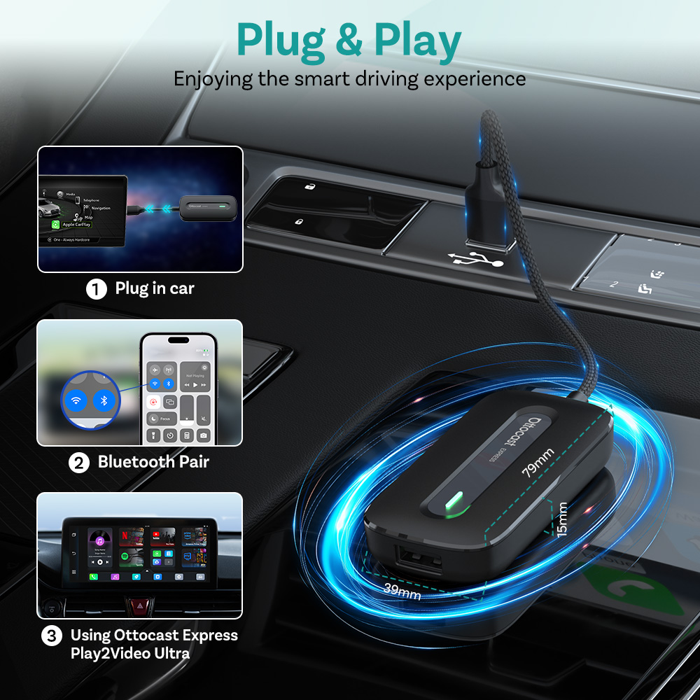OTTOCAST Play2Video Express Wi - Car Accessories Youtube ulasan dan harga