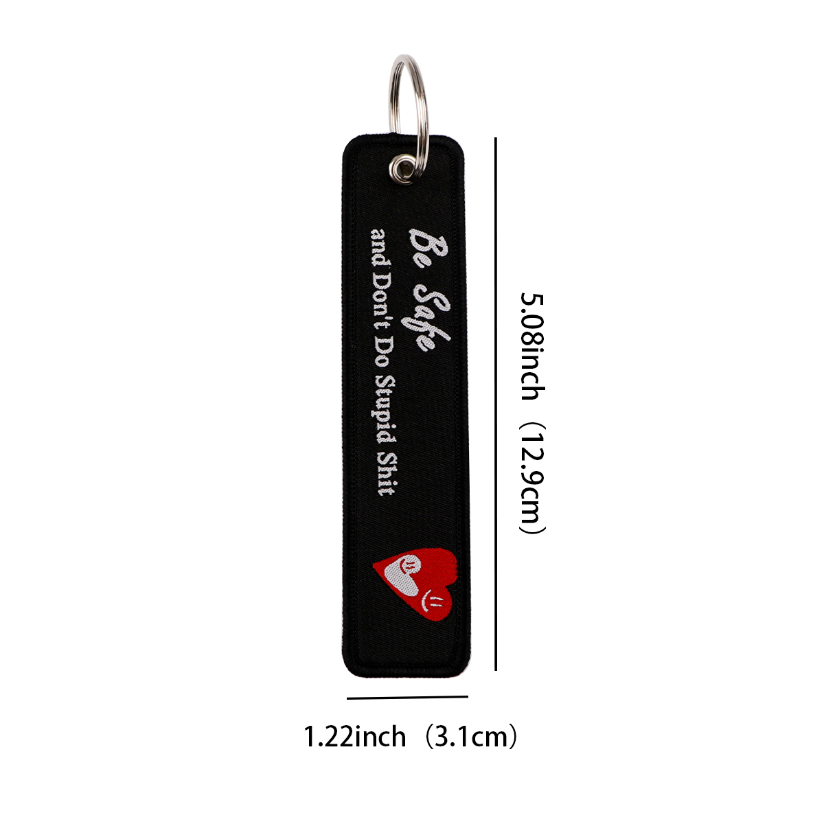 1PCS Be Safe Quotation Embroid - Car Accessories Quotation ulasan dan harga