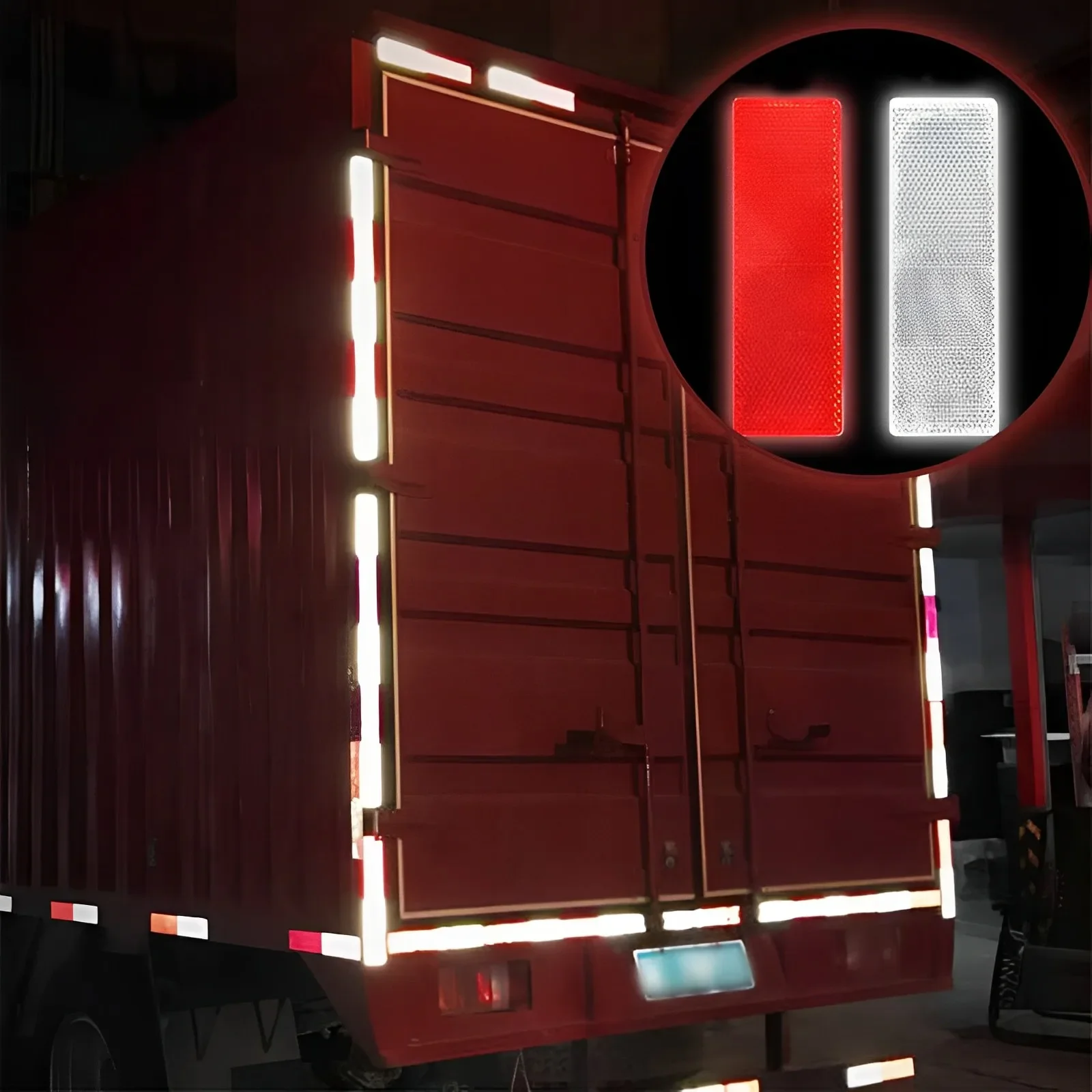 Rectangle Reflective Warning P - Car Accessories For Night Driving ulasan dan harga